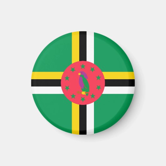 Dominica-vlag Magneet (Voorkant)
