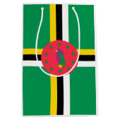 Dominica-vlag Medium Cadeauzakje (Voorkant)