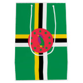 Dominica-vlag Medium Cadeauzakje (Achterkant)