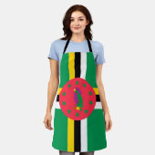 Dominica-vlag Schort (Gedragen)