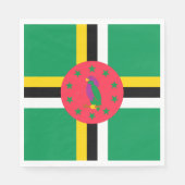 Dominica-vlag Servet (Voorkant)