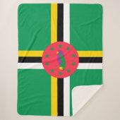Dominica-vlag Sherpa Deken (Voorkant)