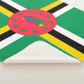 Dominica-vlag Sherpa Deken (3/4)