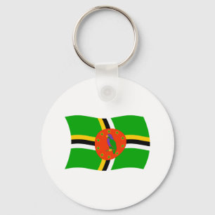 Dominica Vlag Sleutelhanger