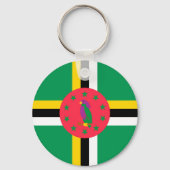 Dominica-vlag Sleutelhanger (Voorkant)