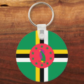 Dominica-vlag Sleutelhanger (Voorkant)