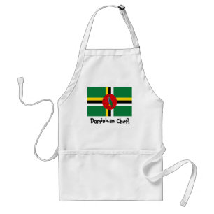 Dominica-vlag Standaard Schort