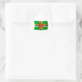 Dominica Vlag Sticker (Tas)