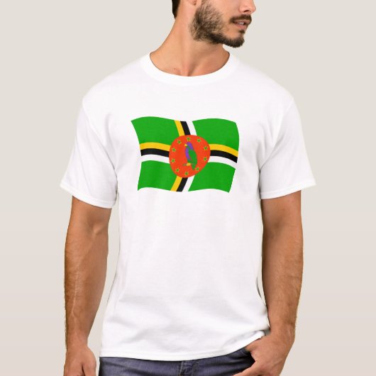 Dominica Vlag T-shirt (Voorkant)
