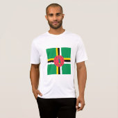 Dominica-vlag T-shirt (Voorkant volledig)