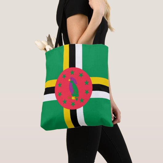 Dominica-vlag Tote Bag (Dichtbij)