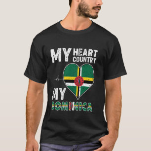 Dominica Vlag Voor Vrouwen Mannen Trots Dominicaan T-shirt