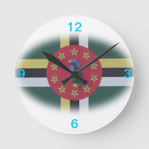 Dominica-vlagklok Ronde Klok