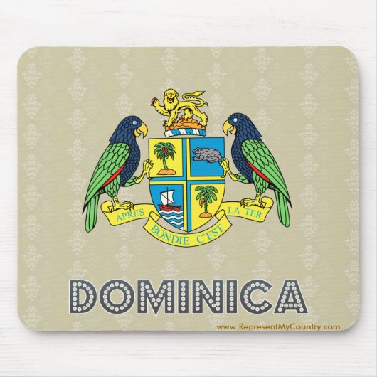 Dominica Wapenmunt Muismat (Voorkant)
