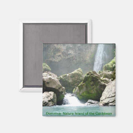 Dominica waterval magneet (Voorkant / Achterkant)