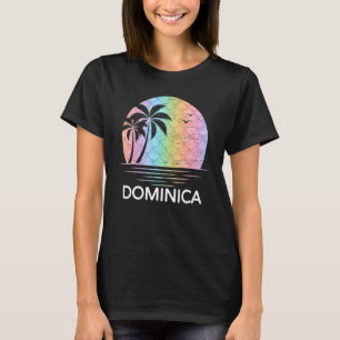 Dominica Zeemeermin Vakantie Strand Eiland Familie T-shirt