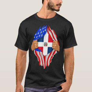 Dominicaans bloed in Shirt Dominicaanse Republiek