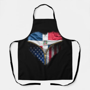 Dominicaans bloed in Shirt Dominicaanse Republiek Schort