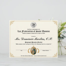 Dominicaans certificaat leggen