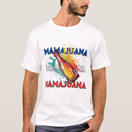 Dominicaans eten: Mamajuana T-shirt (Voorkant)