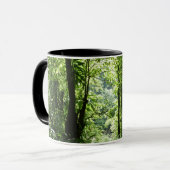 Dominicaans regenwoud II Tropisch groen Mok (Voorkant links)