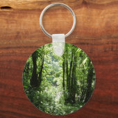 Dominicaans regenwoud II Tropisch groen Sleutelhanger (Voorkant)