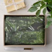 Dominicaans regenwoud II Tropisch groen Tissuepapier (Geschenk)