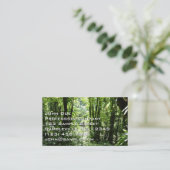Dominicaans regenwoud II Tropisch groen Visitekaartje (Staand voorkant)