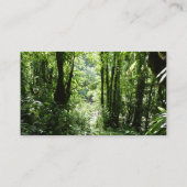 Dominicaans regenwoud II Tropisch groen Visitekaartje (Achterkant)