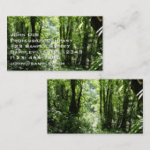 Dominicaans regenwoud II Tropisch groen Visitekaartje (Voorkant / Achterkant)