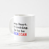 dominicaans sterk koffiemok (Voorkant links)