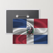 Dominicaanse Button (Voorkant / Achterkant)