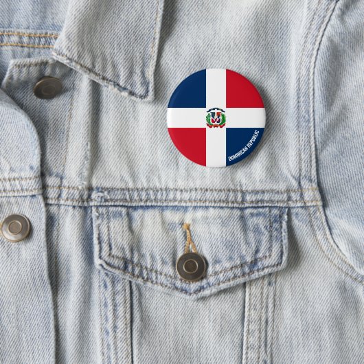 Dominicaanse Button voor het charmeren van patriot (In situ)