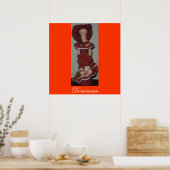 Dominicaanse keramische dollar zonder gezichtsveld poster (Keuken)