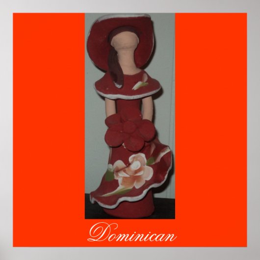 Dominicaanse keramische dollar zonder gezichtsveld poster (Voorkant)