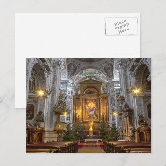 Dominicaanse Kerk Wenen Oostenrijk Briefkaart (Voorkant / Achterkant)