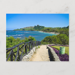 Dominicaanse kustlijn briefkaart