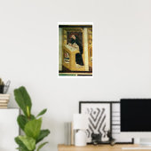 Dominicaanse Monk op zijn bureau, van de Cycle of  Poster (Thuiskantoor)