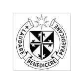 Dominicaanse orde houten stempel (Afrduk)