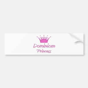 Dominicaanse Princess Bumpersticker