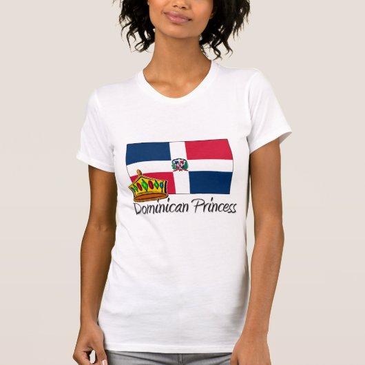 Dominicaanse Princess T-shirt (Voorkant)