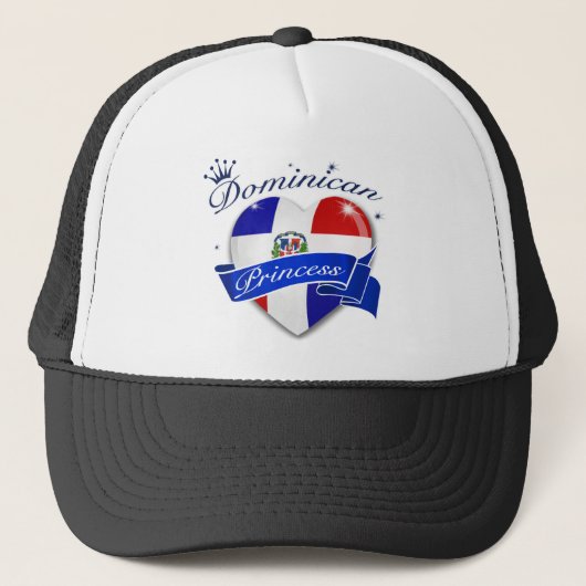 Dominicaanse prinses trucker pet (Voorkant)