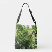 Dominicaanse Regenwoud I Tropische Groene Natuur Crossbody Tas (Achterkant)