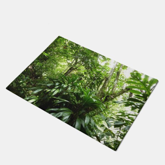 Dominicaanse Regenwoud I Tropische Groene Natuur Deurmat (Schuin)