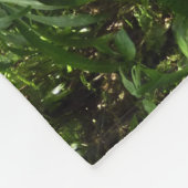 Dominicaanse Regenwoud I Tropische Groene Natuur Fleece Deken (Hoek)