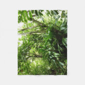 Dominicaanse Regenwoud I Tropische Groene Natuur Fleece Deken (Voorkant)