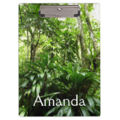 Dominicaanse Regenwoud I Tropische Groene Natuur Klembord (Voorkant)
