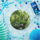 Dominicaanse Regenwoud I Tropische Groene Natuur Papieren Bordje (Feest)