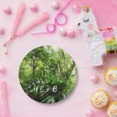 Dominicaanse Regenwoud I Tropische Groene Natuur Papieren Bordje (Feest)