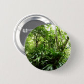Dominicaanse Regenwoud I Tropische Groene Natuur Ronde Button 5,7 Cm (Voorkant /achterkant)